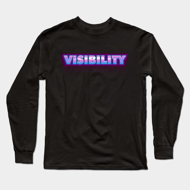 Trans Visibility Long Sleeve T-Shirt by eranfowler